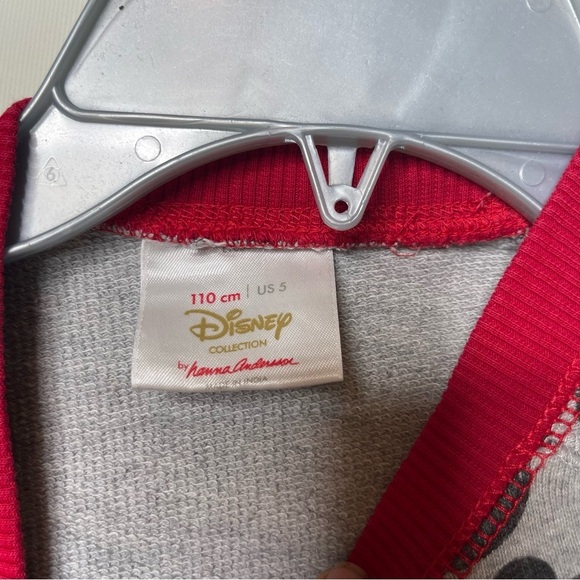 Disney & Hanna Andersson grey red sweatshirt sz 5 110cm - Picture 7 of 8